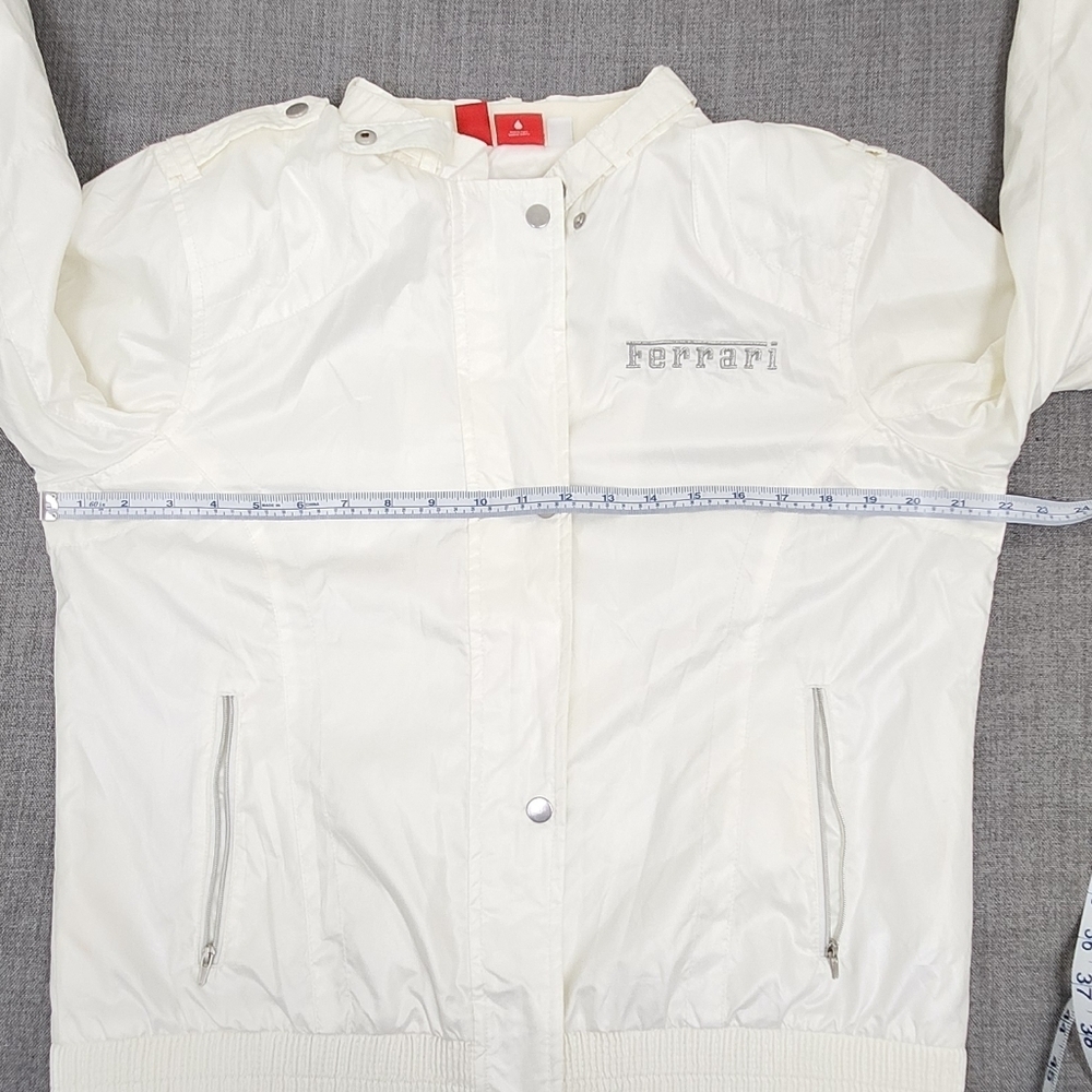 Puma × Ferrari Racing White And Grey Zip Up Jacket. XL - Picture 7 of 8